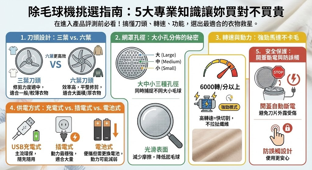 除毛球機5大挑選指南