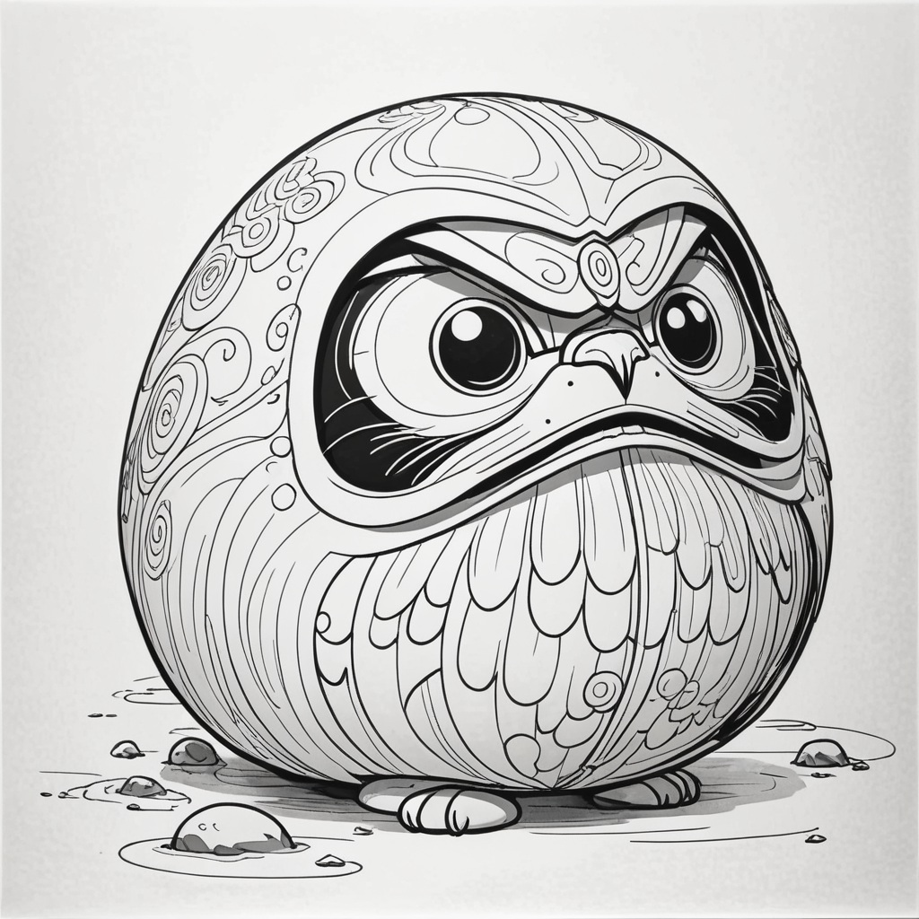 祈福達摩 示意圖