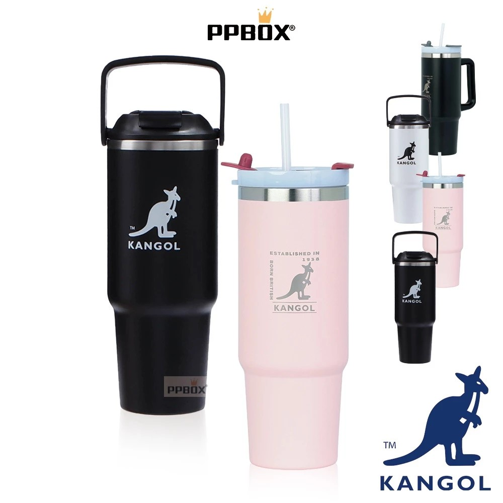 KANGOL 袋鼠 不鏽鋼吸管保溫杯