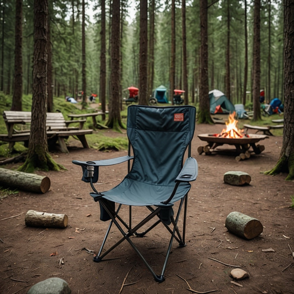 露營椅示意圖