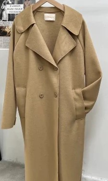 【Aa.chic熱賣商品】溫柔小姐姐風衣式毛呢大衣