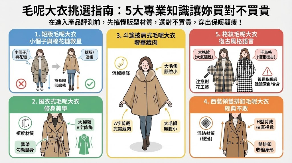 毛呢大衣挑選指南