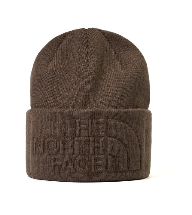 The North Face北面男女款棕色毛帽