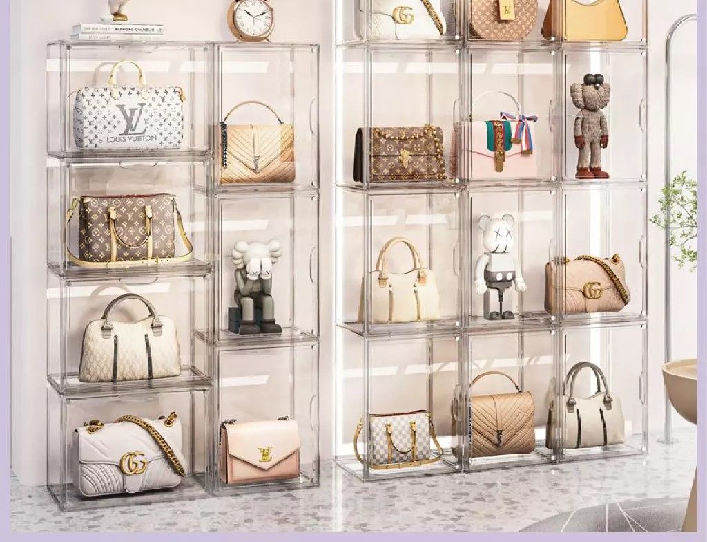 包包收納盒 透明展示櫃