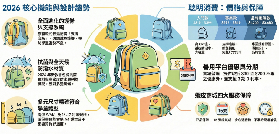 2026五款人氣國小書包選購統整