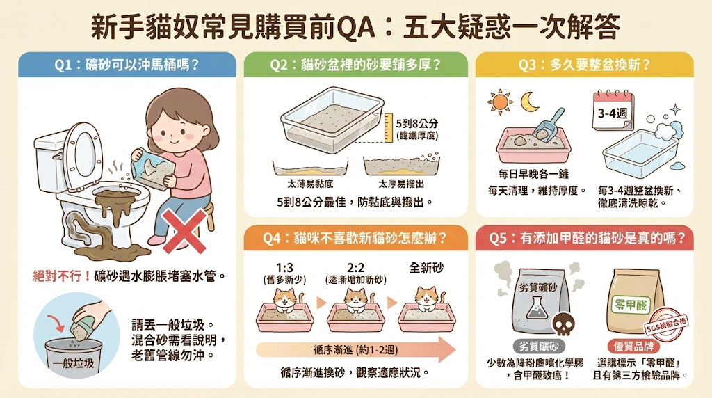 新手貓奴常見購買前QA