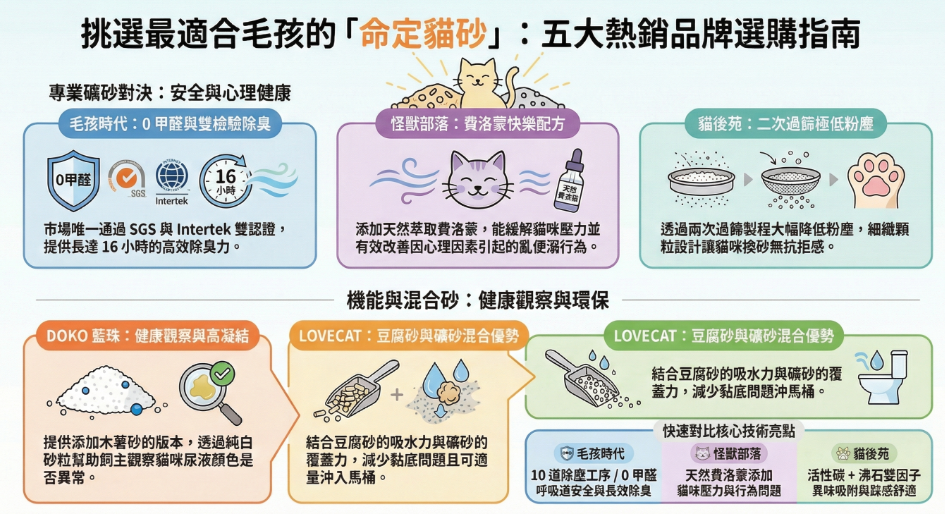 2026五款人氣礦砂深度評測統整一覽圖