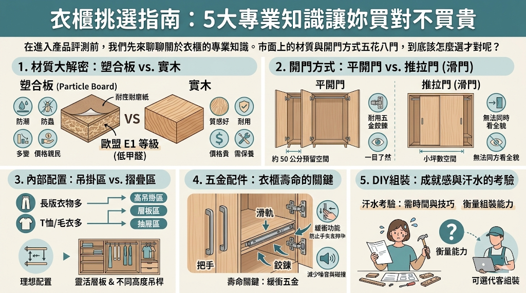 衣櫃要怎麼挑?
