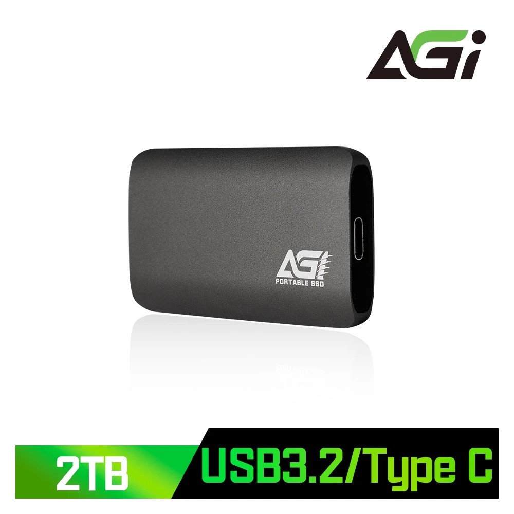 AGI亞奇雷 ED138 2TB 外接式 SSD USB3.2 