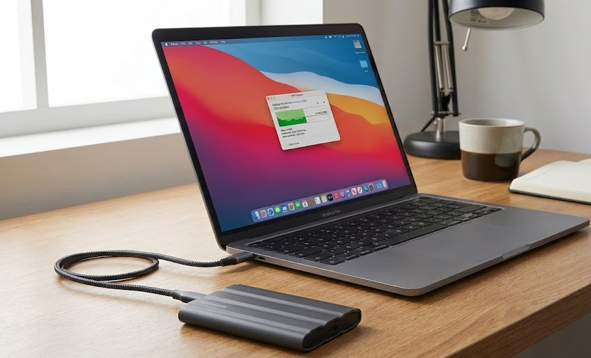 外接式硬碟示意圖