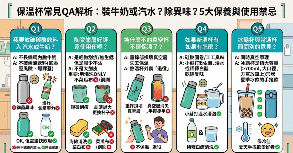 保溫杯常見QA解析