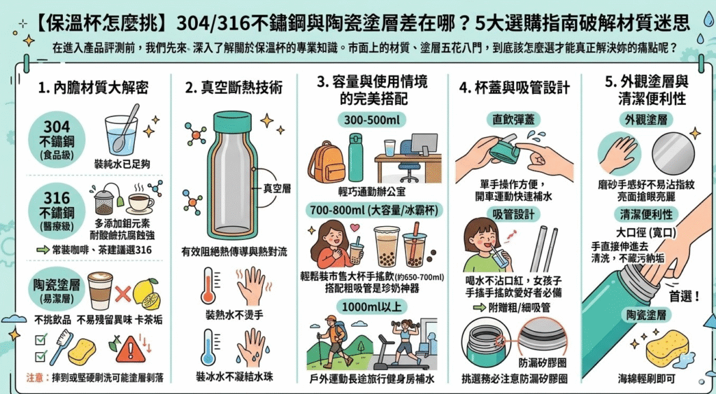 【保溫杯怎麼挑】