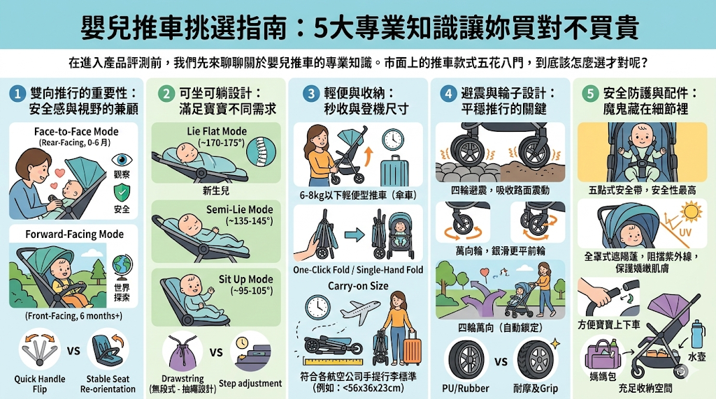 嬰兒推車挑選指南