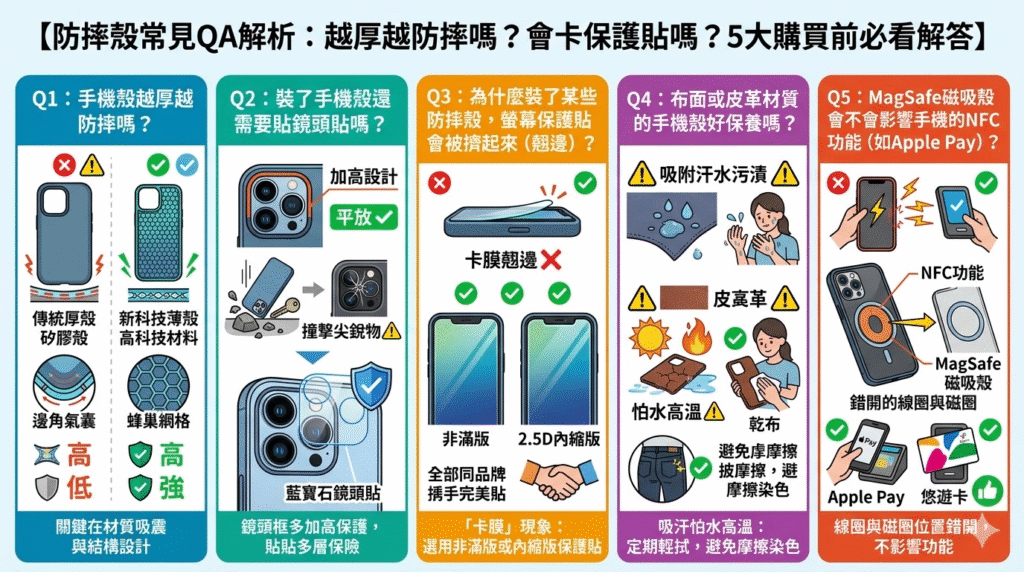 防摔殼常見QA解析