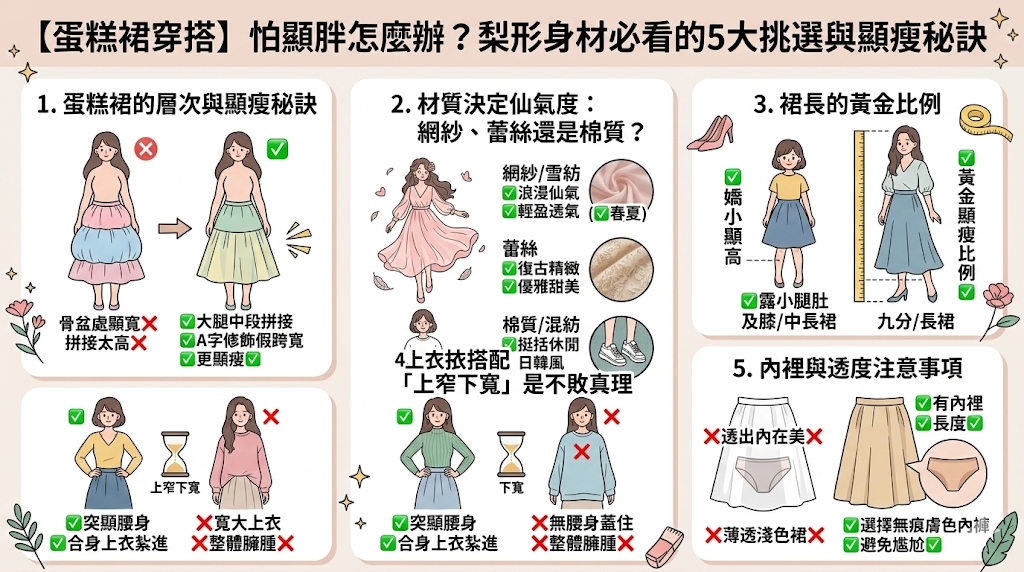 2026蛋糕裙挑選指南