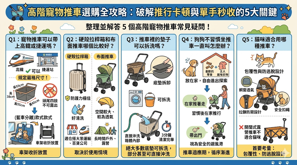 高階寵物推車選購全攻略